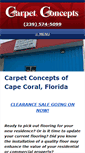 Mobile Screenshot of carpetconceptsfl.com